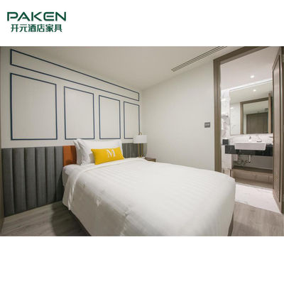 A mobília natural do quarto do hotel de Paken do folheado do ODM ajusta-se