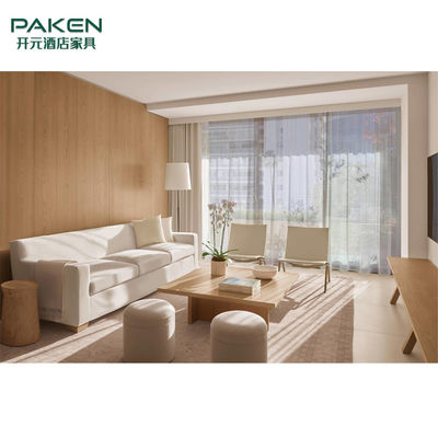 Mobília de madeira estratificada do quarto da hospitalidade de Paken