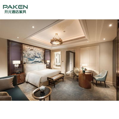 Grupo de quarto fraco fixo de madeira luxuoso do hotel de Paken