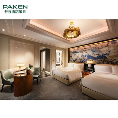 Grupo de quarto fraco fixo de madeira luxuoso do hotel de Paken
