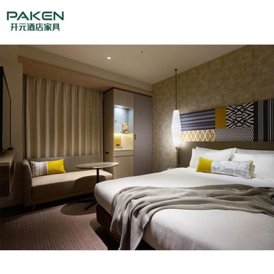 ISO14001 base da cama do cinza 1800mm	Mobília moderna do hotel