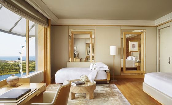 mobília feita sob encomenda de 5 estrelas do hotel da madeira de faia da sala de visitas