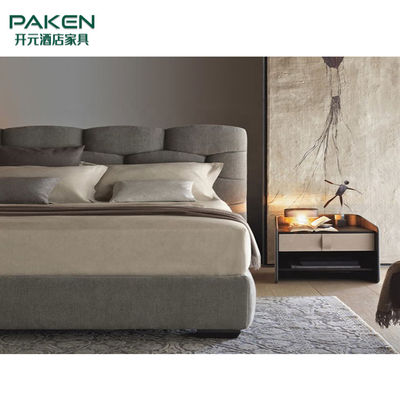 Personalize a cama moderna do projeto luxuoso de Furniture&amp;Hot do quarto da mobília da casa de campo