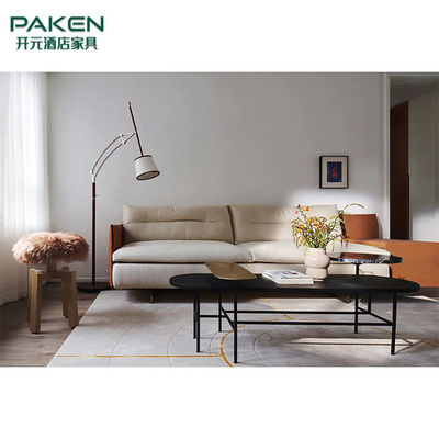 O estilo conciso personaliza a mobília moderna luxuosa da sala de visitas da mobília da casa de campo
