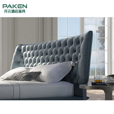 Personalize a cama moderna do estilo de Furniture&amp;Fashionable do quarto da mobília da casa de campo