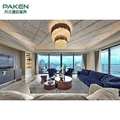 O estilo luxuoso e elegante personaliza a mobília moderna da sala de visitas da mobília da casa de campo