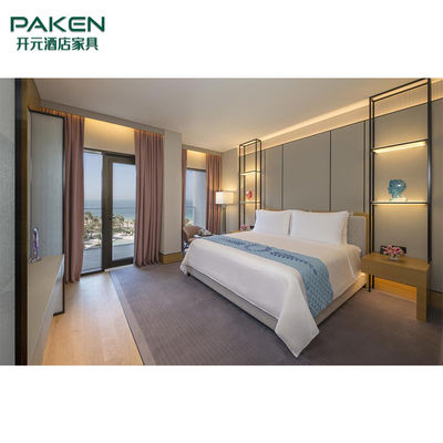 A mobília natural do quarto do hotel de Paken do folheado ajusta o estilo conciso