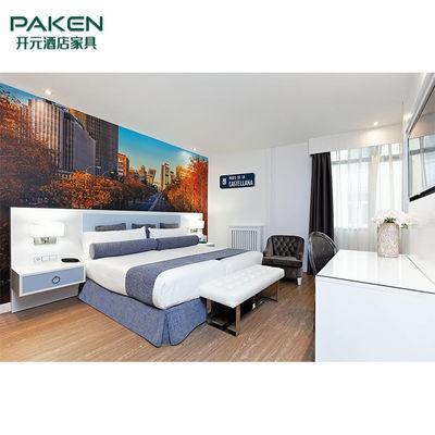 A mobília natural do quarto do hotel de Paken do folheado ajusta-se