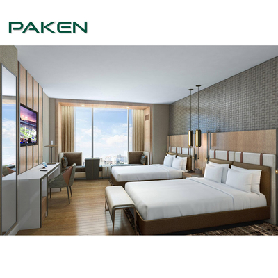 A série de quarto de 5 estrelas moderna feito-à-medida da sala do projeto do hotel de Foshan fixou grupos da mobília