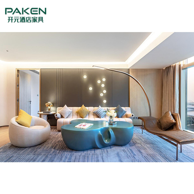 Mobília moderna luxuosa feita sob encomenda moderna do quarto do hotel de cinco estrelas para o projeto superior do hotel